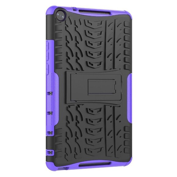 Чехол Hybrid Armor для Huawei MediaPad M5 Lite 8 / Honor Pad 5 8.0 (черный + фиолетовый) Чехол Hybrid Armor для Huawei MediaPad M5 Lite 8 / Honor Pad 5 8.0 (черный + фиолетовый)