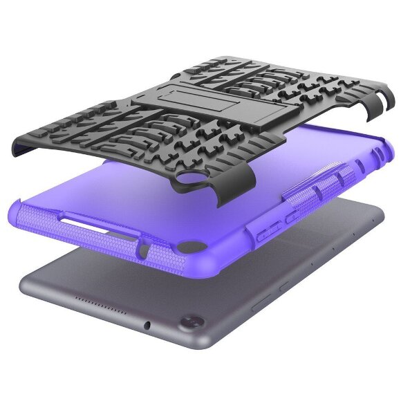 Чехол Hybrid Armor для Huawei MediaPad M5 Lite 8 / Honor Pad 5 8.0 (черный + фиолетовый) Чехол Hybrid Armor для Huawei MediaPad M5 Lite 8 / Honor Pad 5 8.0 (черный + фиолетовый)
