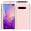 Силиконовый чехол Mobile Shell для Samsung Galaxy S10+ (Plus) (розовый)