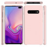 Силиконовый чехол Mobile Shell для Samsung Galaxy S10+ (Plus) (розовый)