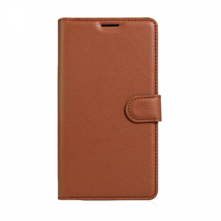 Чехол с визитницей для Huawei Nova Plus / Huawei G9 Plus (коричневый)