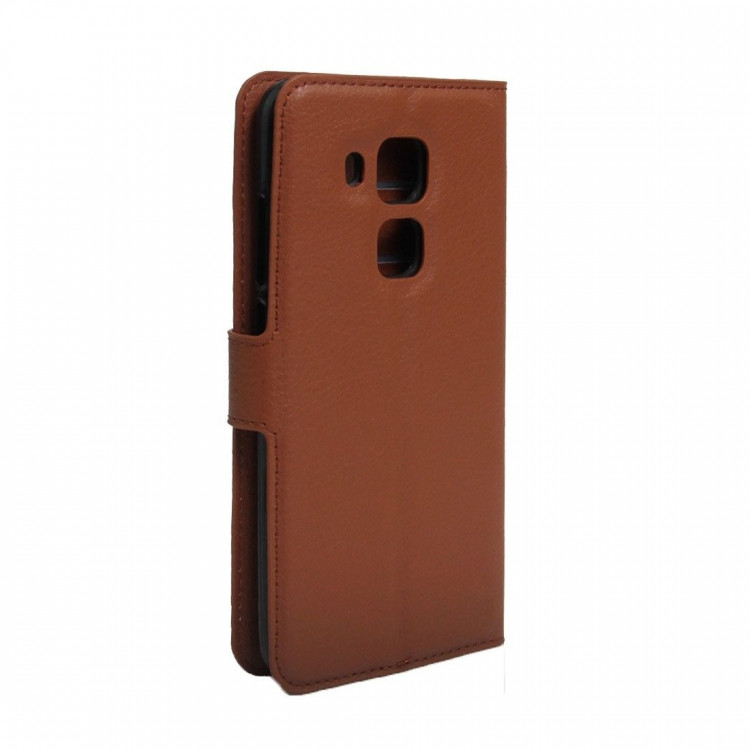 Чехол с визитницей для Huawei Nova Plus / Huawei G9 Plus (коричневый)