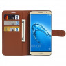 Чехол с визитницей для Huawei Nova Plus / Huawei G9 Plus (коричневый)