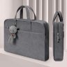 Сумка New Style TAIKESEN для ноутбука и Macbook 13,6 дюйма (темно-серый)