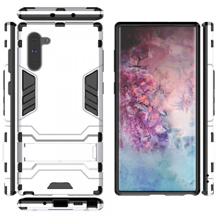 Чехол Duty Armor для Samsung Galaxy Note 10 (серебряный)
