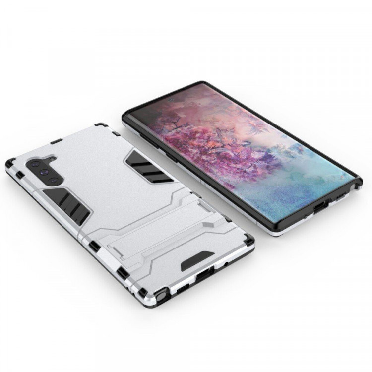 Чехол Duty Armor для Samsung Galaxy Note 10 (серебряный)