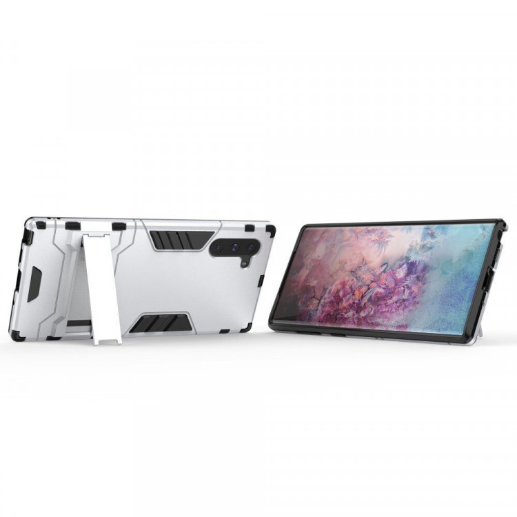 Чехол Duty Armor для Samsung Galaxy Note 10 (серебряный)