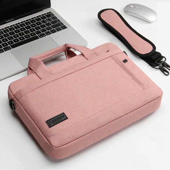 Сумка TAIKESEN для ноутбука и Macbook 15,6 дюймов (розовый)