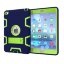Гибридный TPU чехол для Apple iPad Mini (2019) / iPad Mini 4 (темно-синий + зеленый)