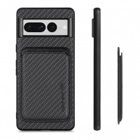 Чехол с магнитным держателем карт для Google Pixel 7 Pro (черный)