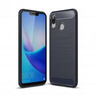 Чехол-накладка Carbon Fibre для Huawei Honor Play (темно-синий) Чехол-накладка Carbon Fibre для Huawei Honor Play (темно-синий)