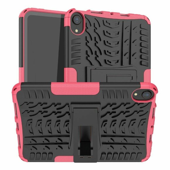 Чехол Hybrid Armor для Apple iPad mini 6 (черный + розовый)
