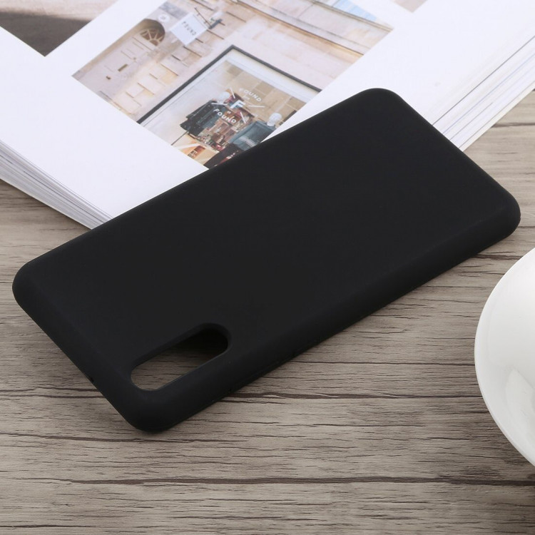 Силиконовый чехол Mobile Shell для Huawei P20 (черный)