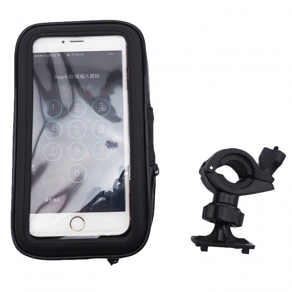 Универсальный влагостойкий вело-держатель для смартфонов 4" Универсальный влагостойкий вело-держатель для смартфонов 4"