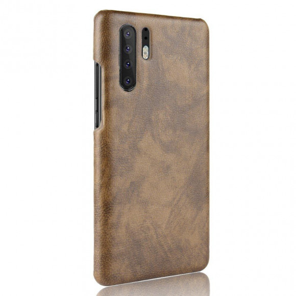 Кожаная накладка-чехол Litchi Texture для Huawei P30 Pro (коричневый) Кожаная накладка-чехол Litchi Texture для Huawei P30 Pro (коричневый)