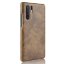 Кожаная накладка-чехол Litchi Texture для Huawei P30 Pro (коричневый)