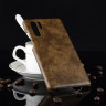 Кожаная накладка-чехол Litchi Texture для Huawei P30 Pro (коричневый)