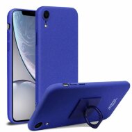 Чехол iMak Finger для iPhone XR (голубой) Чехол iMak Finger для iPhone XR (голубой)