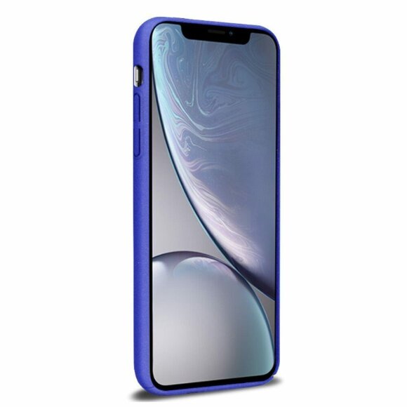 Чехол iMak Finger для iPhone XR (голубой)