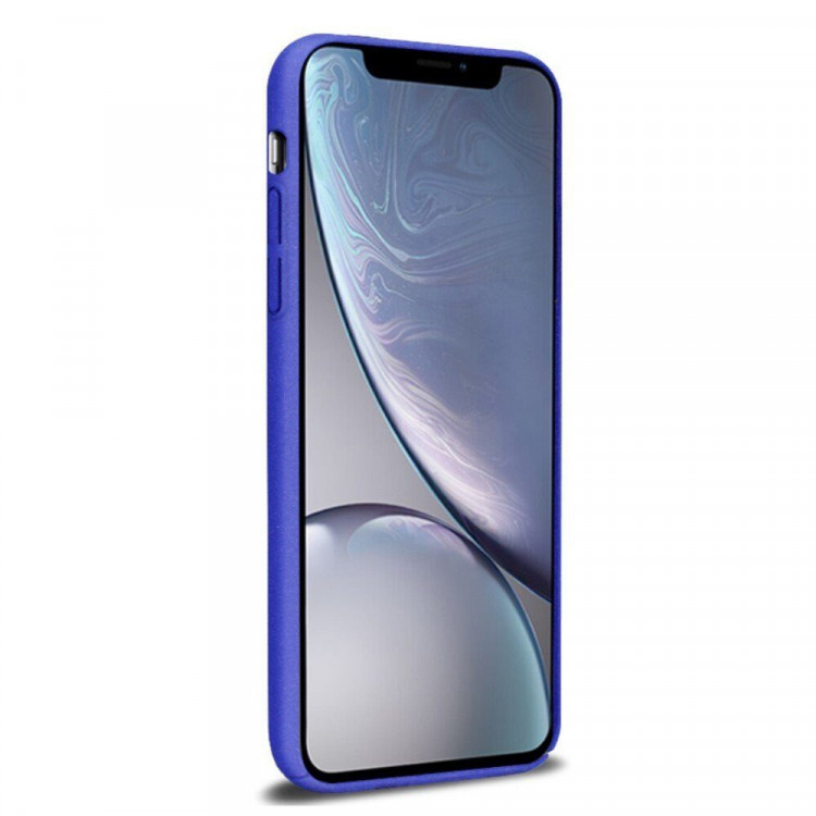 Чехол iMak Finger для iPhone XR (голубой)