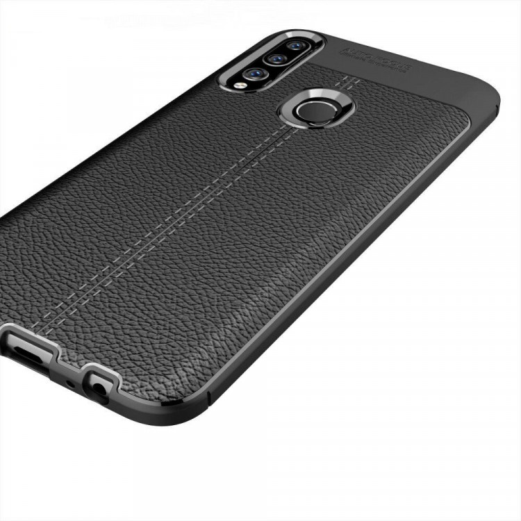Чехол-накладка Litchi Grain для Huawei P Smart Z / Honor 9X (STK-LX1) (черный)