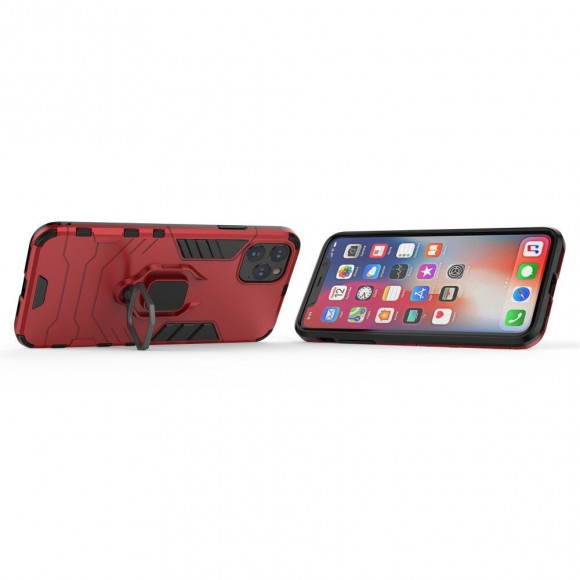 Чехол Armor Ring Holder для iPhone 11 Pro Max (красный) Чехол Armor Ring Holder для iPhone 11 Pro Max (красный)