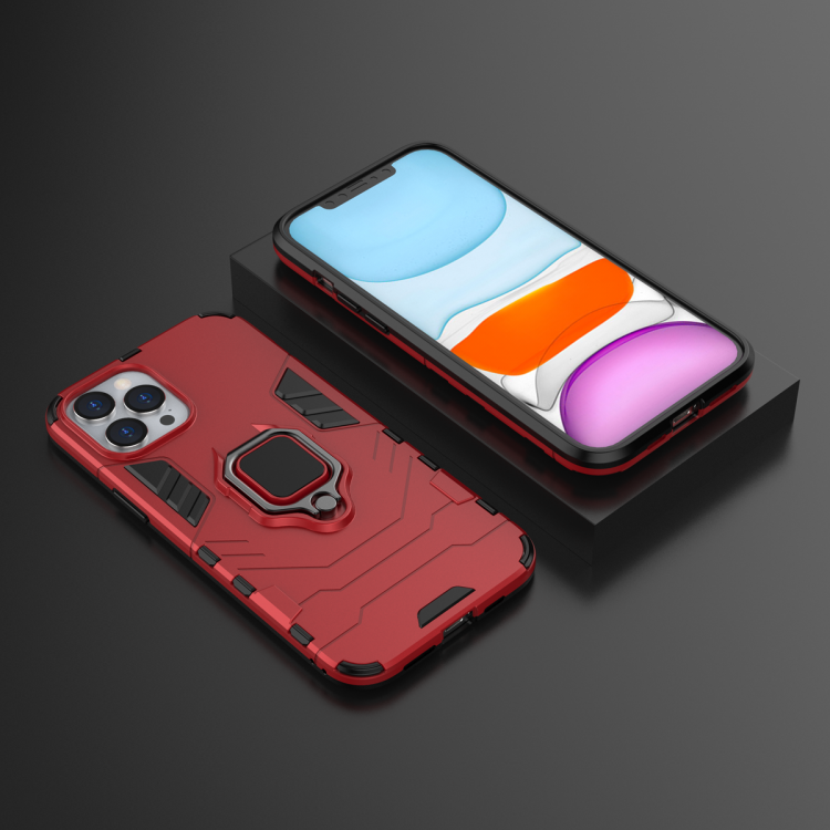 Чехол Armor Ring Holder для iPhone 12 Pro Max (красный)