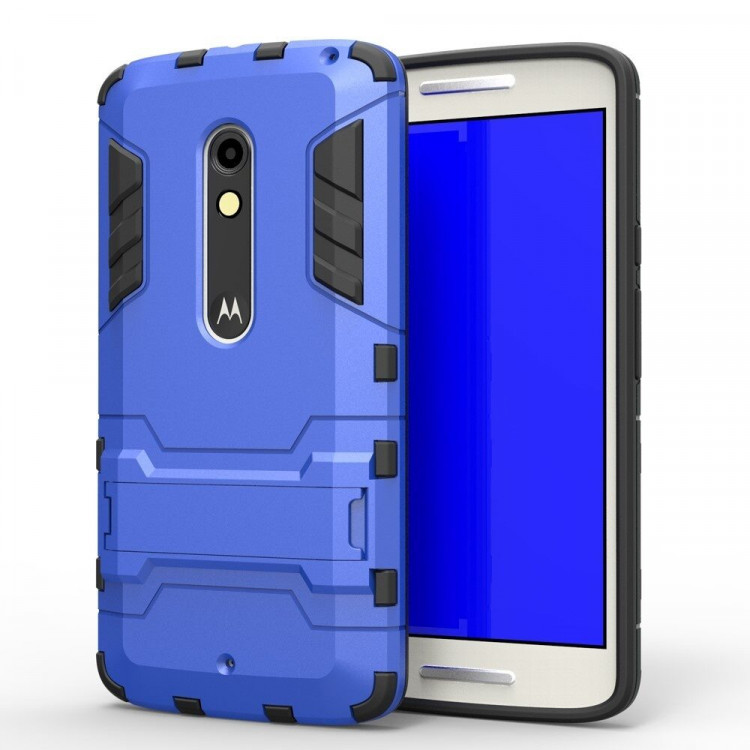 Чехол Duty Armor для Motorola Moto X Play (синий)