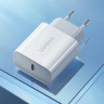 Сетевое зарядное устройство Ugreen USB C 20W PD, цвет белый