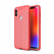 Чехол-накладка Litchi Grain для Motorola One Power (P30 Note) (красный) Чехол-накладка Litchi Grain для Motorola One Power (P30 Note) (красный)