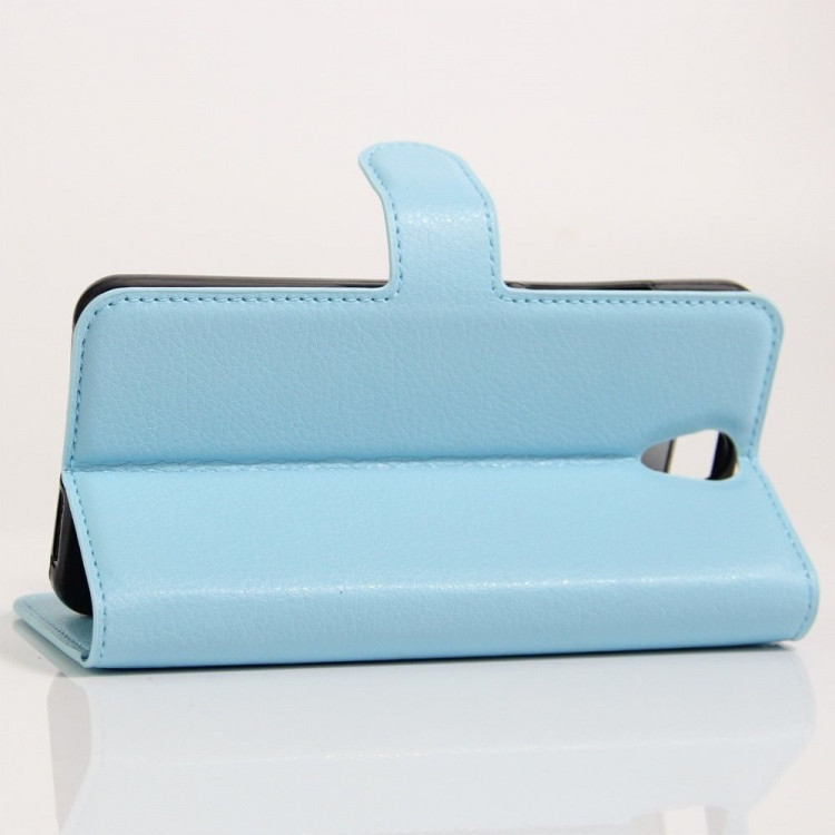 Чехол с визитницей для Lenovo Vibe S1 Lite (голубой)