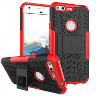 Чехол Hybrid Armor для Google Pixel (черный + красный) Чехол Hybrid Armor для Google Pixel (черный + красный)
