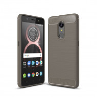 Чехол-накладка Carbon Fibre для Lenovo K8 (серый) Чехол-накладка Carbon Fibre для Lenovo K8 (серый)