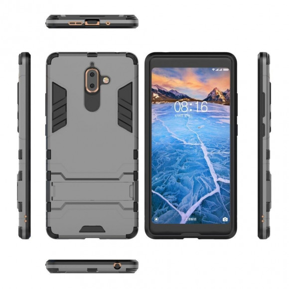 Чехол Duty Armor для Nokia 7 Plus (серый)