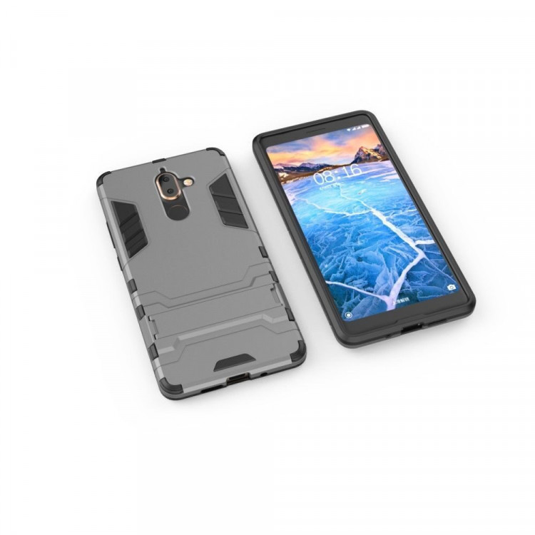 Чехол Duty Armor для Nokia 7 Plus (серый)