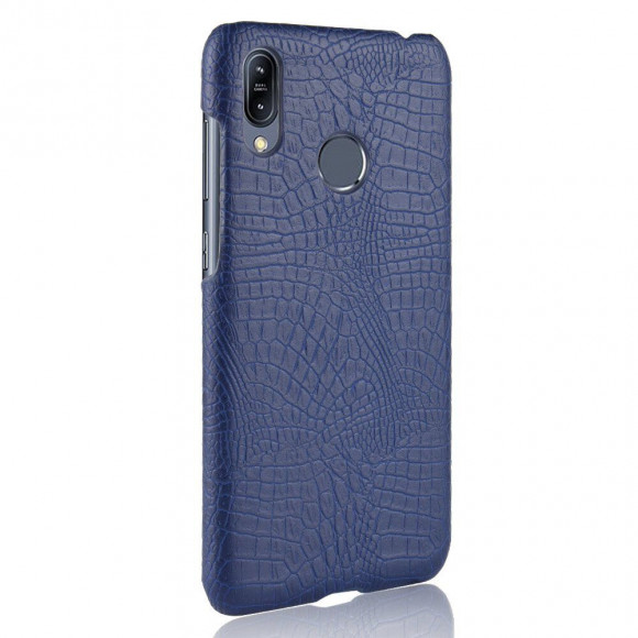Чехол Crocodile Texture для Asus Zenfone Max (M2) ZB633KL (темно-синий) Чехол Crocodile Texture для Asus Zenfone Max (M2) ZB633KL (темно-синий)