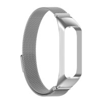 Браслет Миланская петля для Samsung Galaxy Fit 2 SM-R220 (серебряный)