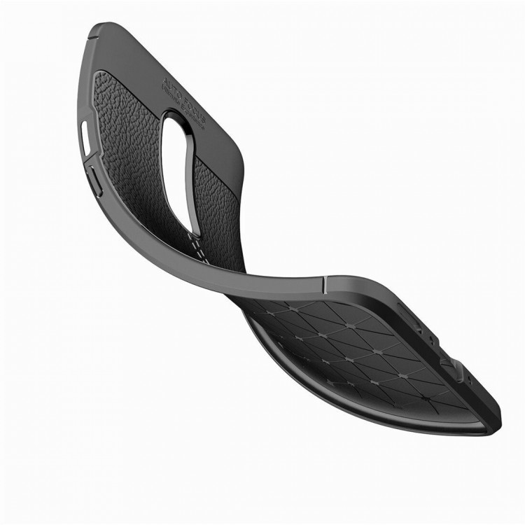 Чехол-накладка Litchi Grain для OnePlus 7 Pro (красный)