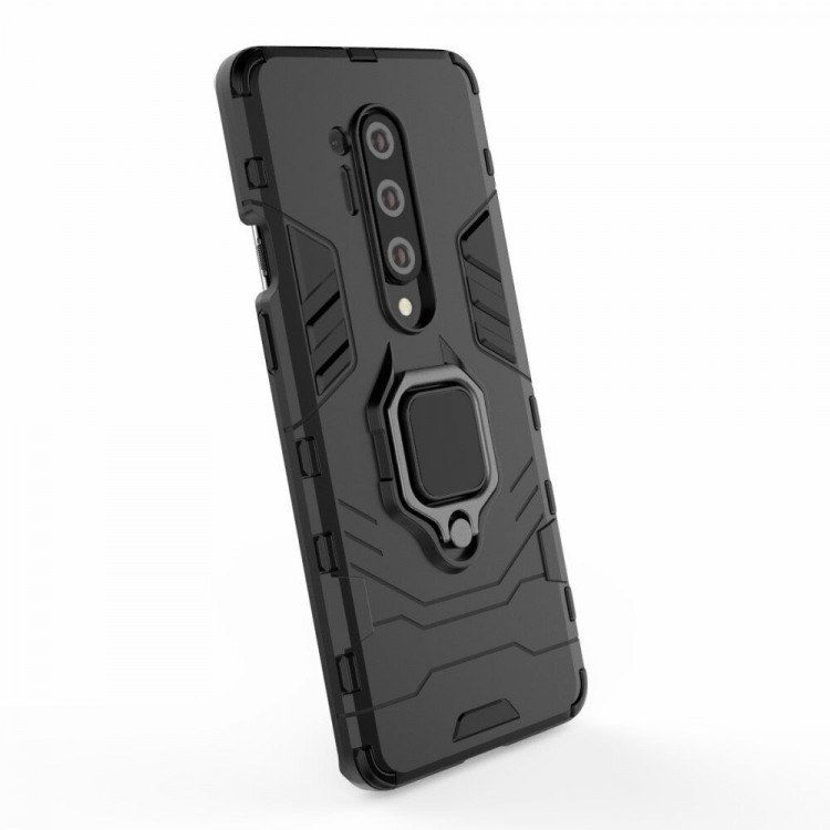 Чехол Armor Ring Holder для OnePlus 8 Pro (черный)