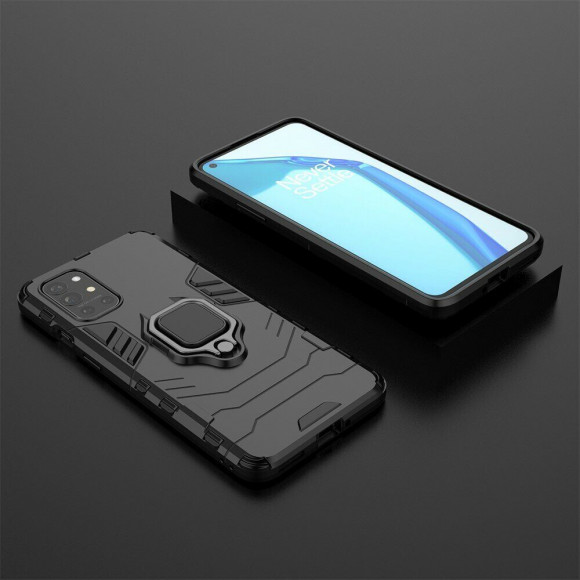 Чехол Armor Ring Holder для OnePlus 9R (черный)