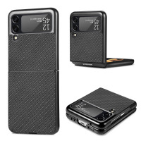 Чехол Carbon Design для Samsung Galaxy Z Flip 4 (черный)