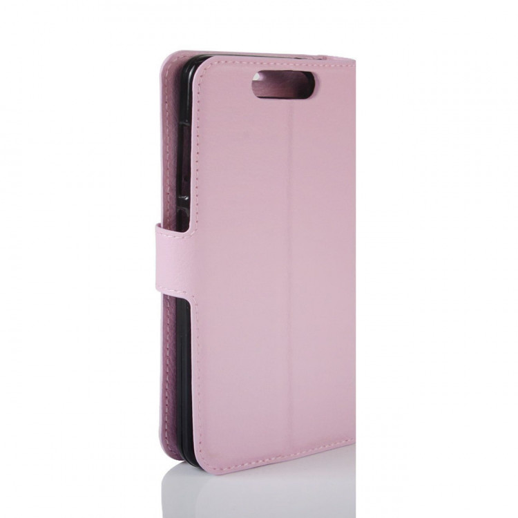 Чехол с визитницей для ZTE Blade V8 (розовый)