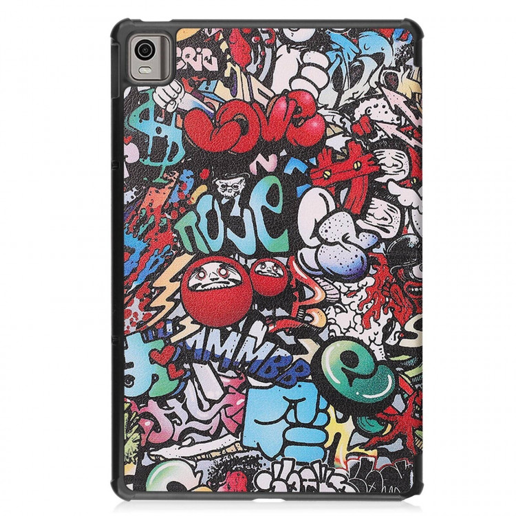 Чехол Smart Case для Nokia T21 (Graffiti)