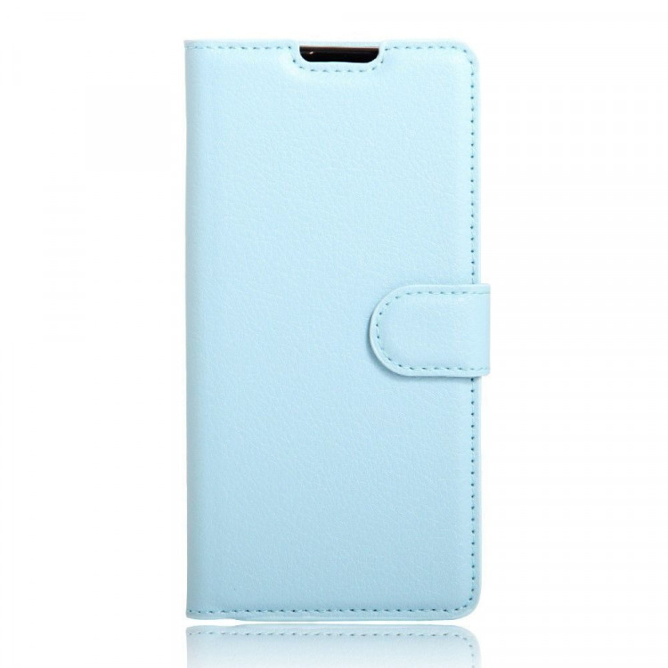 Чехол с визитницей для DOOGEE X6 / X6 Pro (голубой)