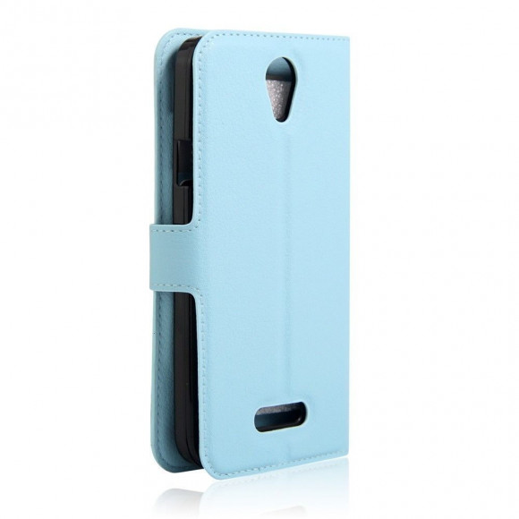 Чехол с визитницей для DOOGEE X6 / X6 Pro (голубой) Чехол с визитницей для DOOGEE X6 / X6 Pro (голубой)