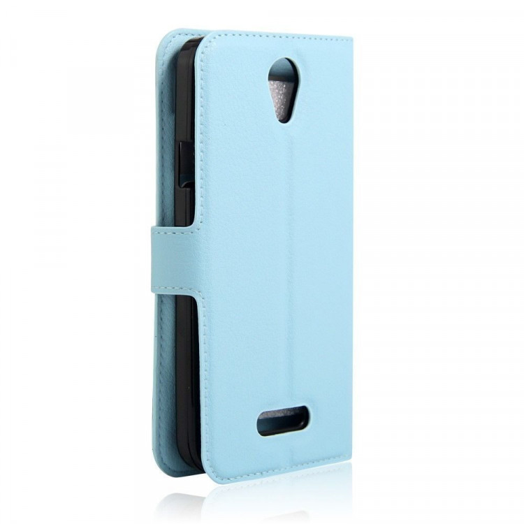 Чехол с визитницей для DOOGEE X6 / X6 Pro (голубой)