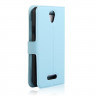Чехол с визитницей для DOOGEE X6 / X6 Pro (голубой)