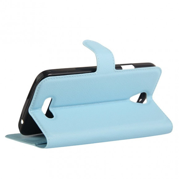 Чехол с визитницей для DOOGEE X6 / X6 Pro (голубой) Чехол с визитницей для DOOGEE X6 / X6 Pro (голубой)