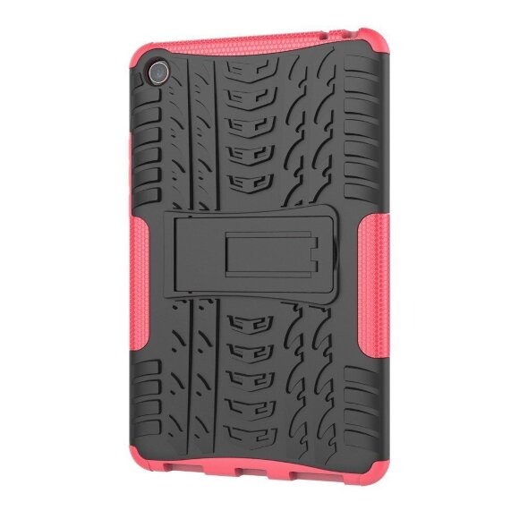 Чехол Hybrid Armor для Xiaomi Mi Pad 4 - 8 дюймов (черный + розовый)