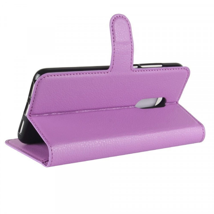 Чехол с визитницей для Xiaomi Redmi 5 (фиолетовый)